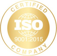 ISO 9001:2015 certified company