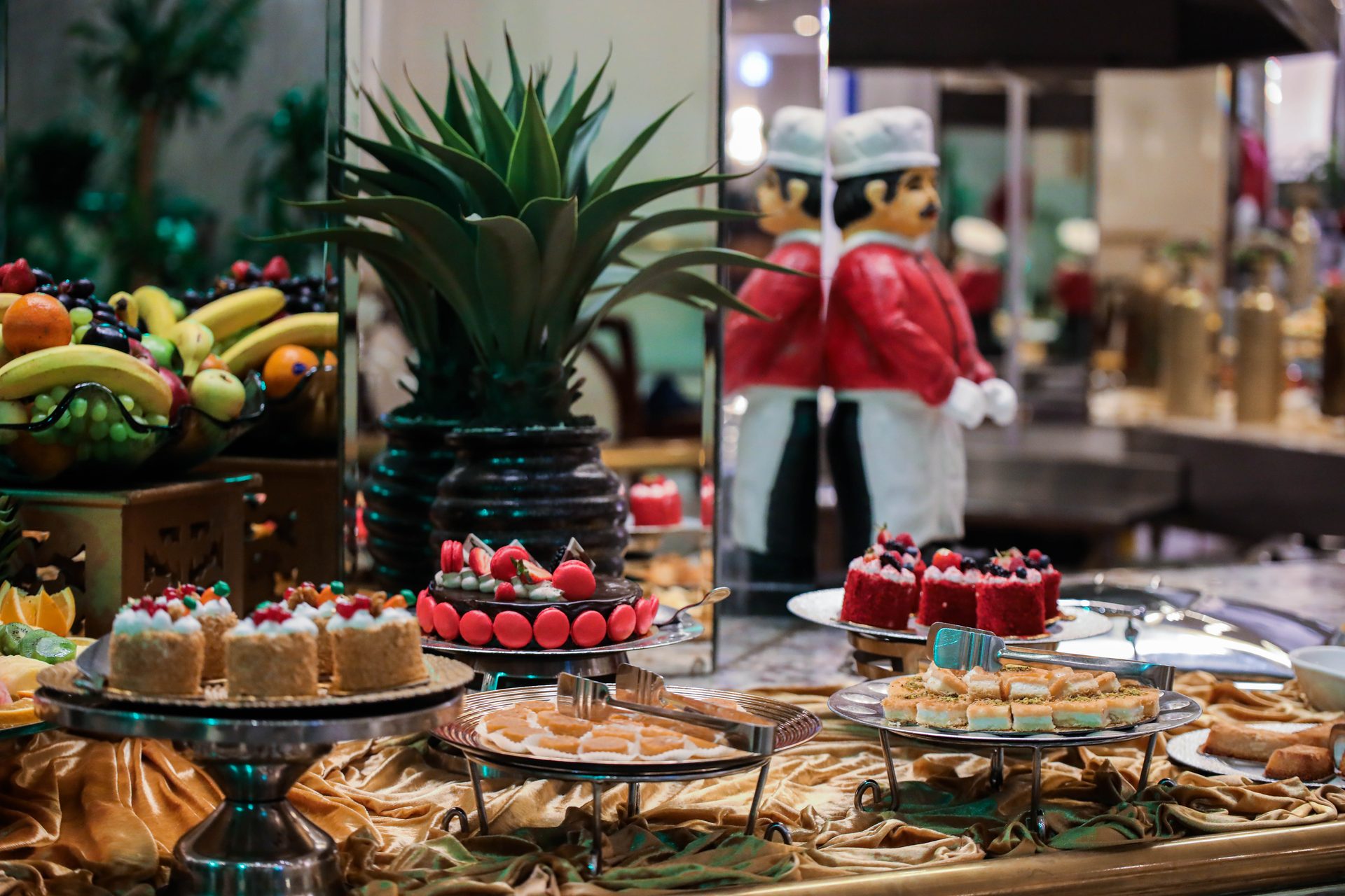 Bufet pencuci mulut di Hotel Casablanca Jeddah