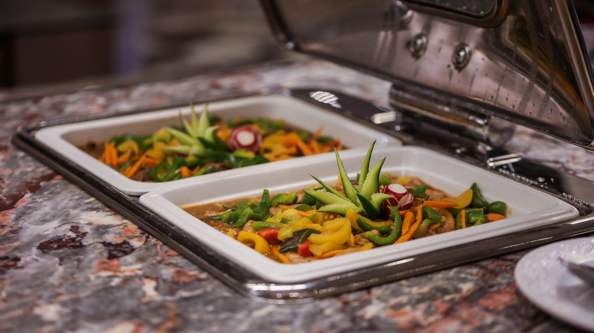 Sayur bufet di Casablanca Hotel Jeddah