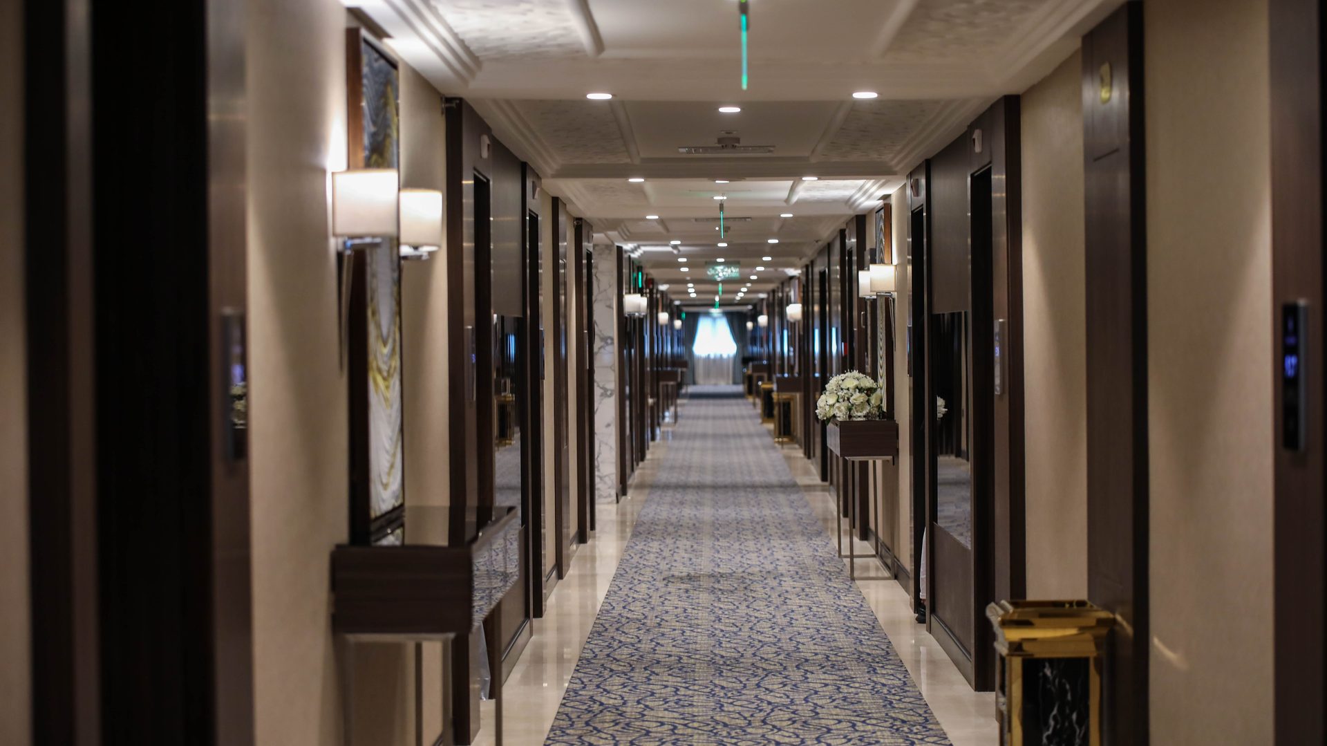 Koridor bilik tetamu di Hotel Casablanca Jeddah