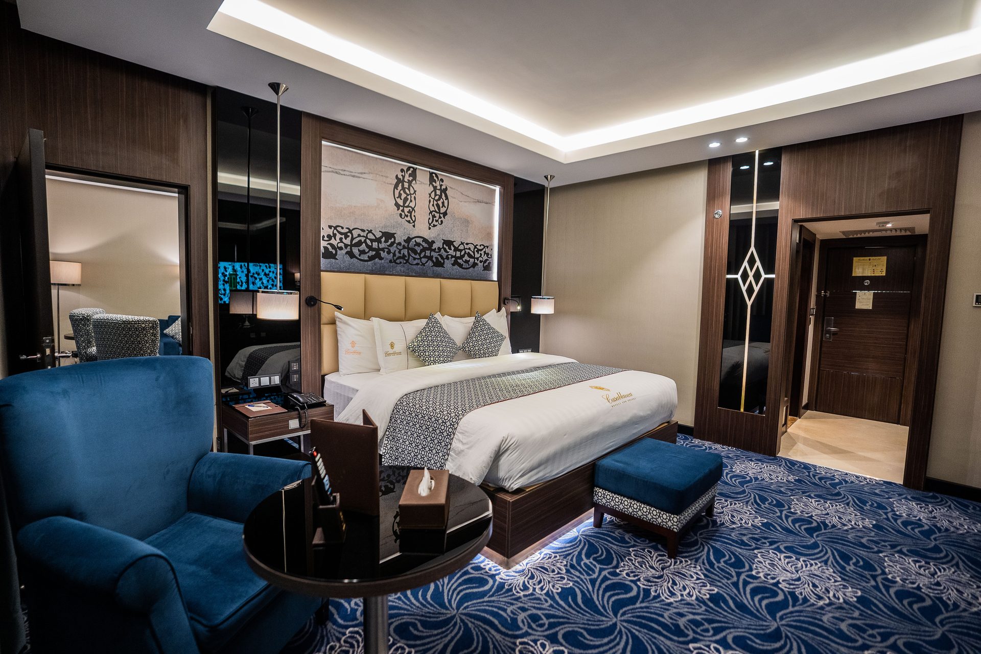 Bilik tetamu dengan kawasan tempat duduk di Casablanca Hotel Jeddah