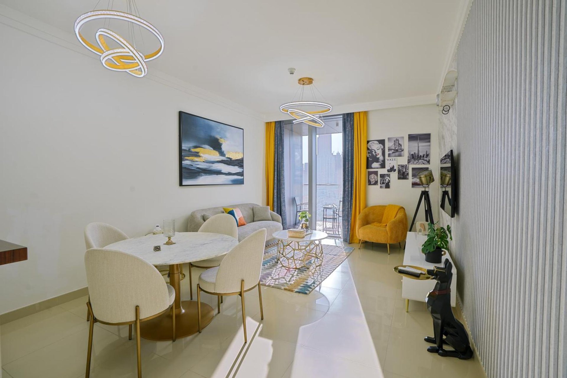 CH Skyline Retreat - Cozy 1BR Apt With Burj Khalifa and Fountain Views photo 3