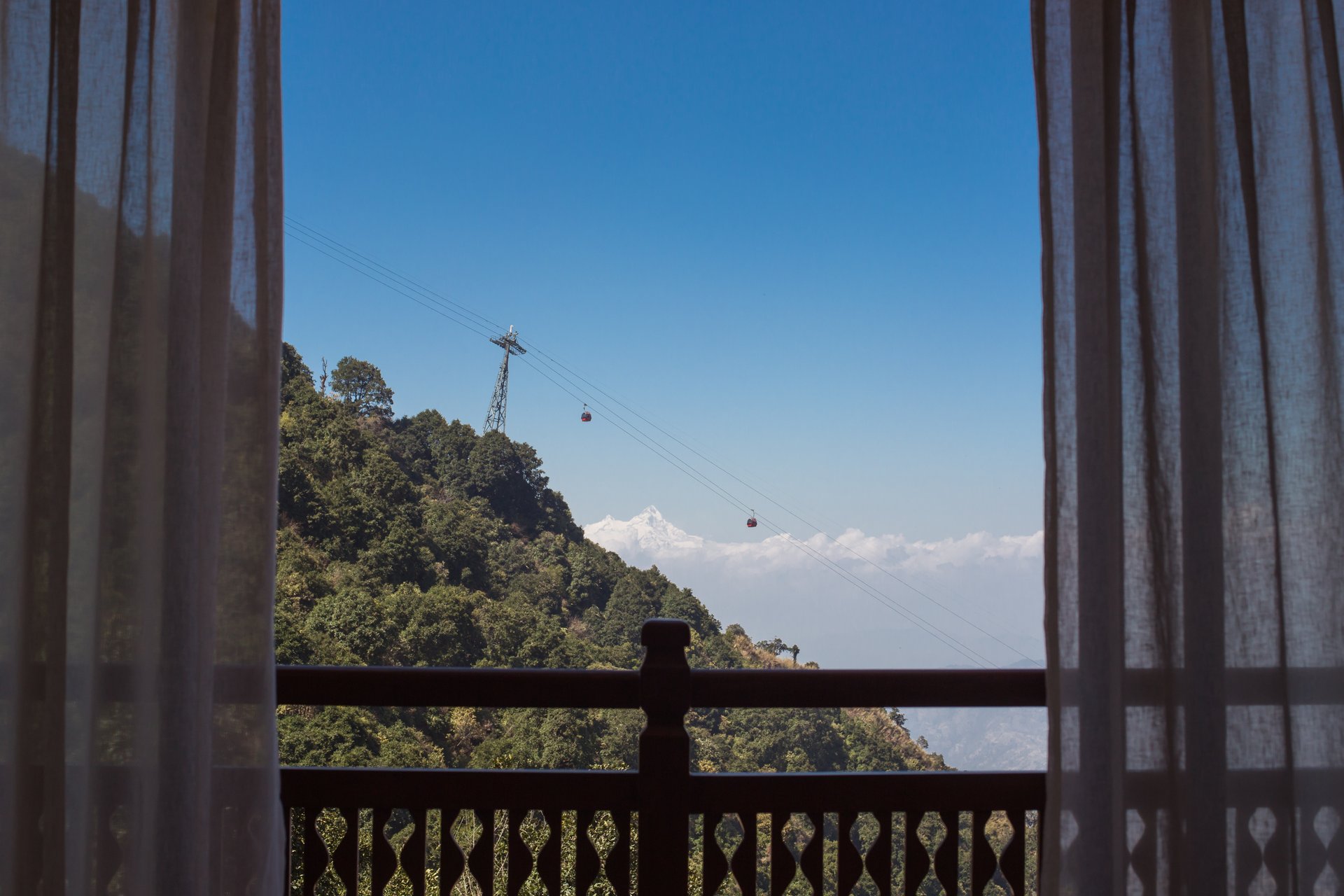 View from the Deluxe King Room at Chandragiri Hills Resort