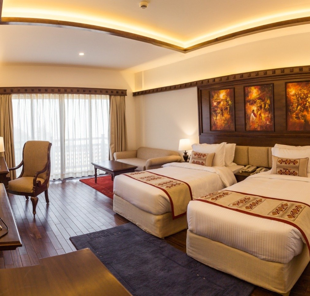 Elevated Deluxe Mountain View Twin Room