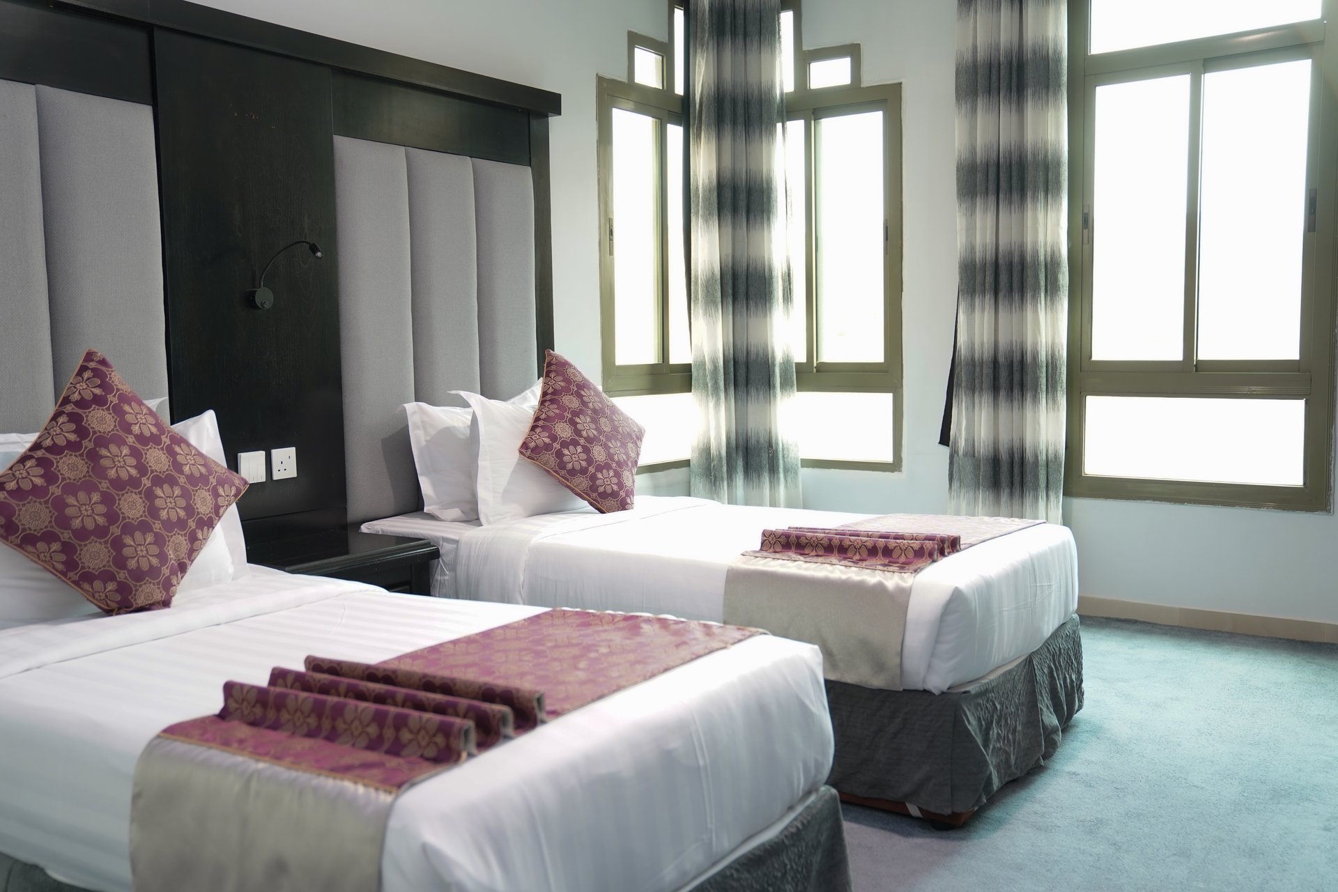 Ferbion Hotel Abha - Two-Bedroom Suite twin bedroom