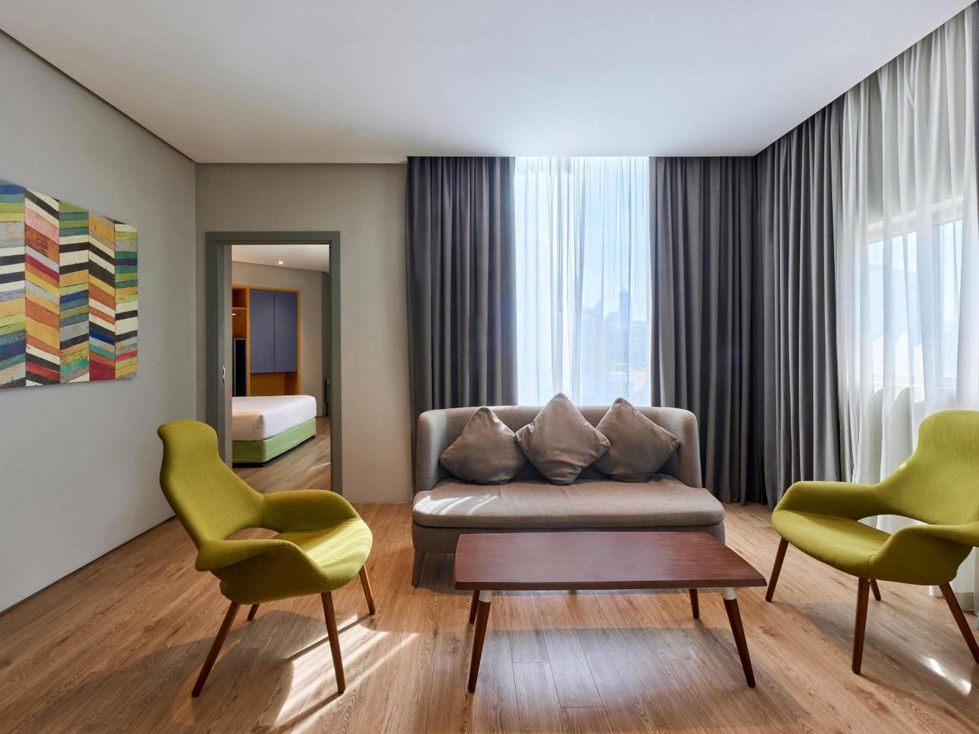 Double Suite with a Living Room