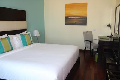 1 Bedroom, Balcony King, Fountain View, Non-Smoking