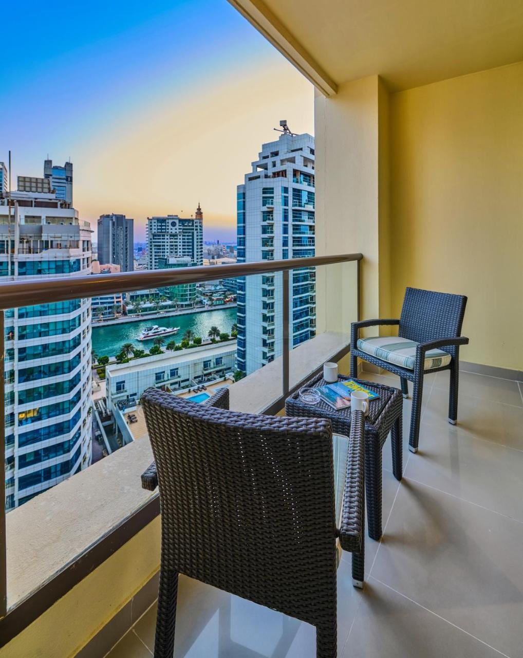 Two-Bedroom Suite with Balcony and City View